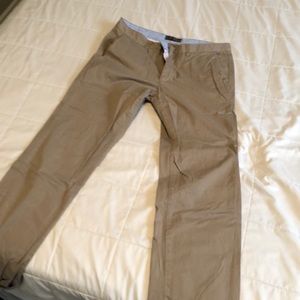 Khaki chino pants,